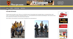 Desktop Screenshot of petankki.koovee.fi