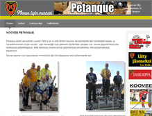 Tablet Screenshot of petankki.koovee.fi
